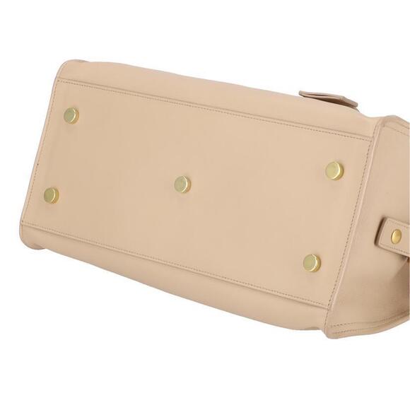 SAINT LAURENT Navy Blue Cabas Leather Handbag - Picture 3 of 10